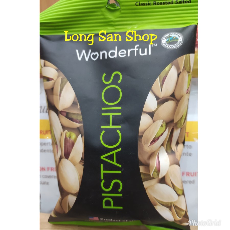 

Wonderful-Classic Roasted Salted Pistachios 50 gr - Kacang Impor