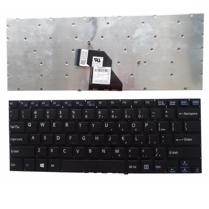Keyboard Laptop SONY VAIO SVF 14 SVF14 HITAM