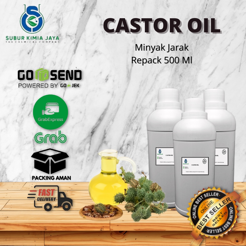 

Castor Oil / Minyak Jarak 500 ML Premium