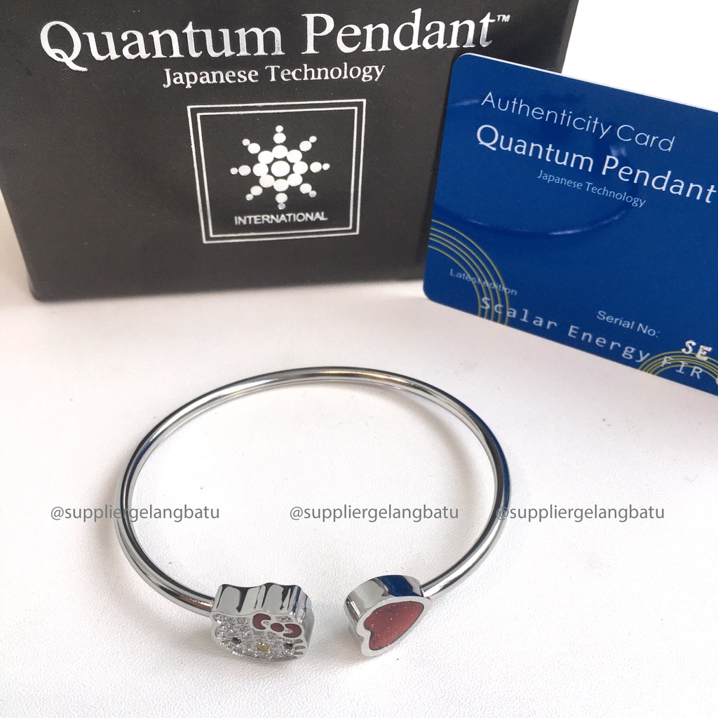 PROMO ASLI Gelang Kesehatan Pria Wanita Energi Ion quantum HELLO KITTY