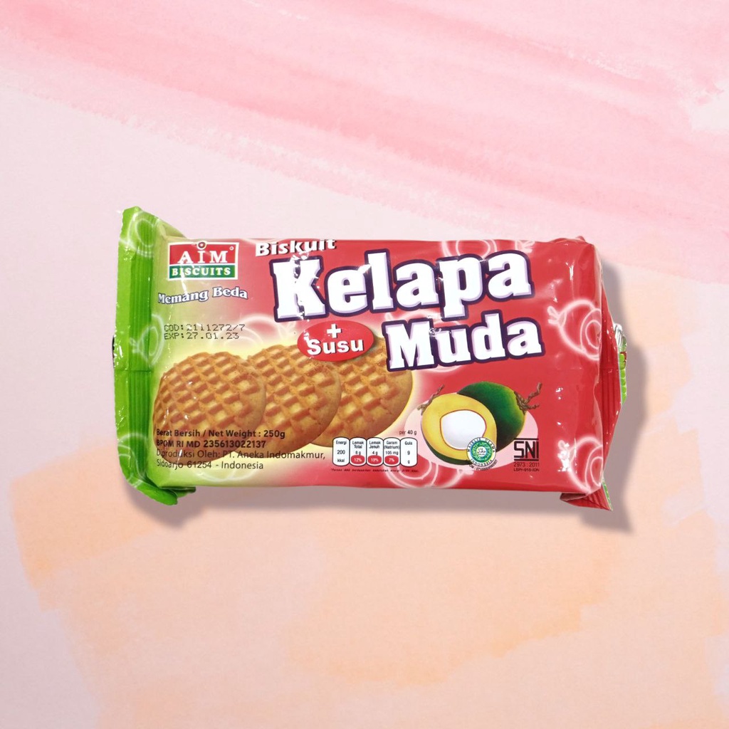 

AIM BISCUITS BISKUIT KELAPA MUDA + SUSU 250 g