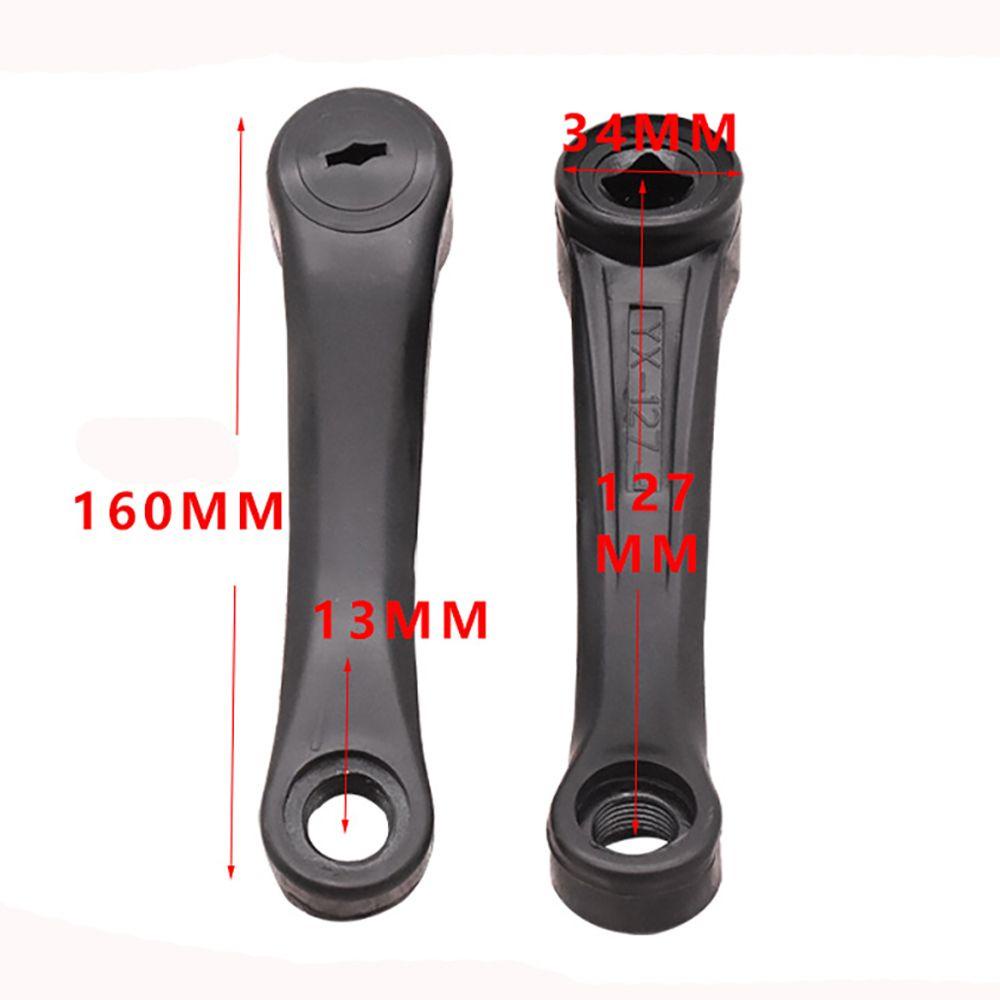 R-FLOWER Sepeda Listrik Crankset Metal Waterproof Refitting Parts Pedal Bracket