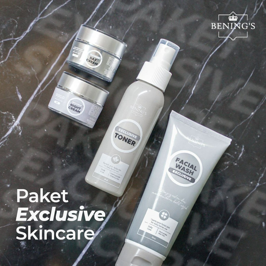 BENINGS SKINCARE BY DR.OKY PRATAMA PAKET EXCLUSIVE (BENINGS CLINIC) PAKETAN FLEK, DAN GLOWING