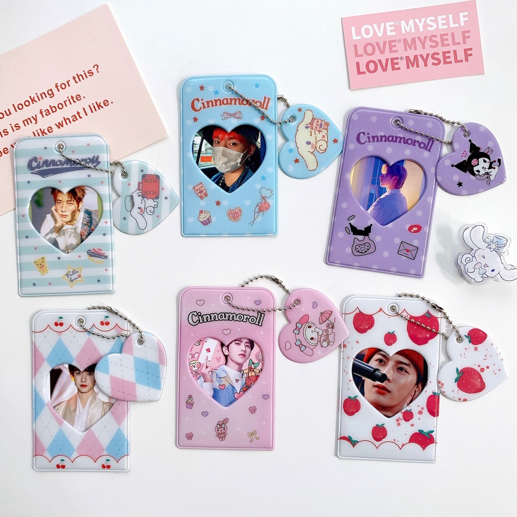 Ins Cinnamoroll Kuromi 3inch Album Foto Photocard Holder Kpop Idol Photo Collect Book In Stock New Arrival