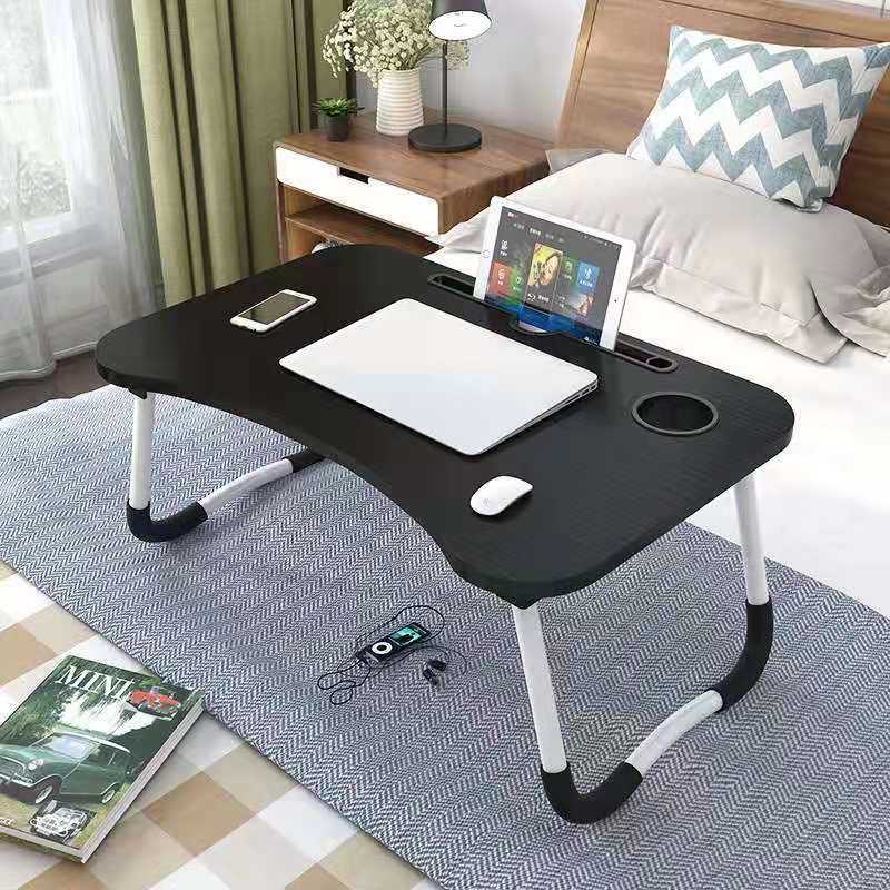 IDN TECH - NWDESK Meja Belajar Laptop Lipat Portable Desk with Bottle Hole - L62