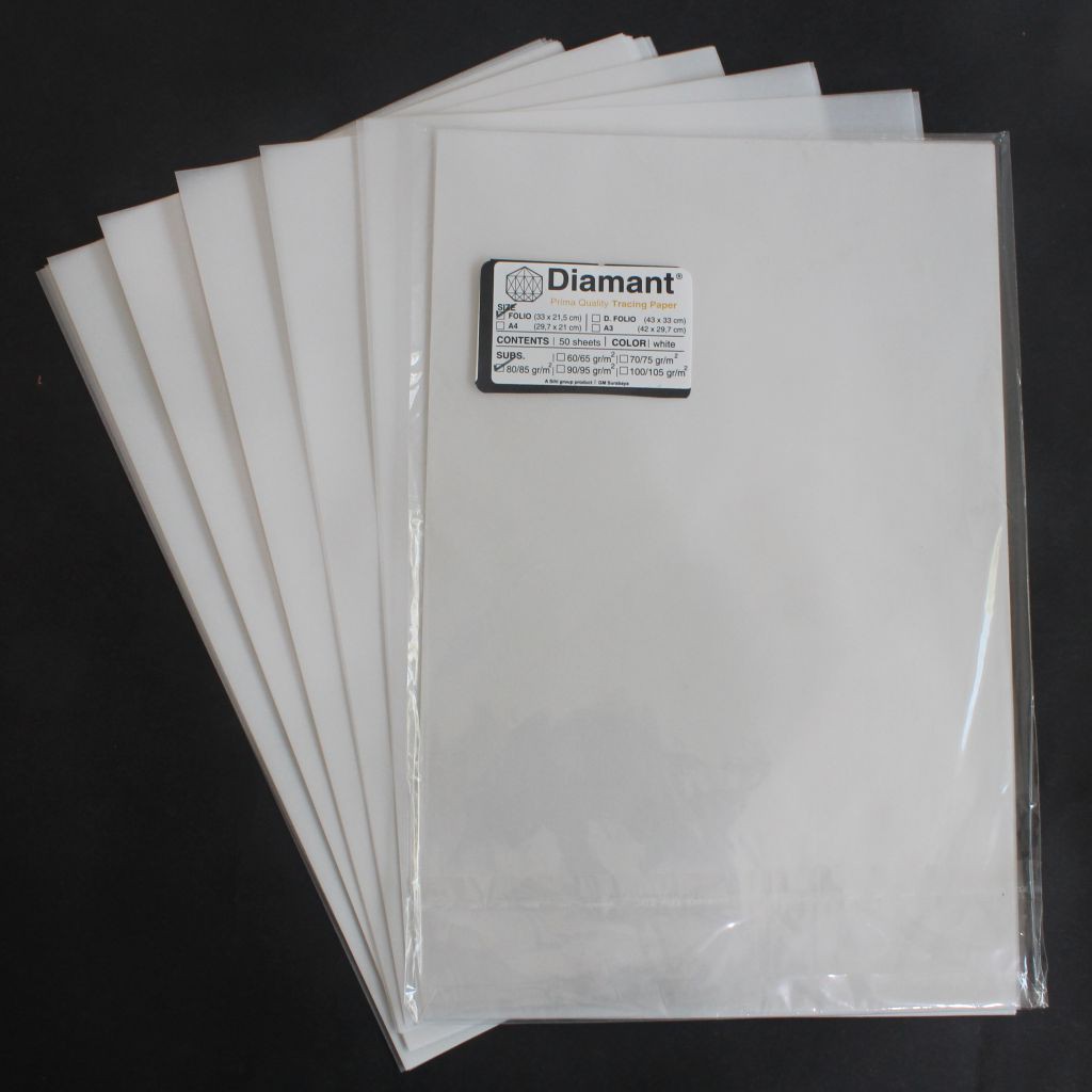 

Kertas Kalkir A3 Folio 80/85 gram Tracing Paper - Putih