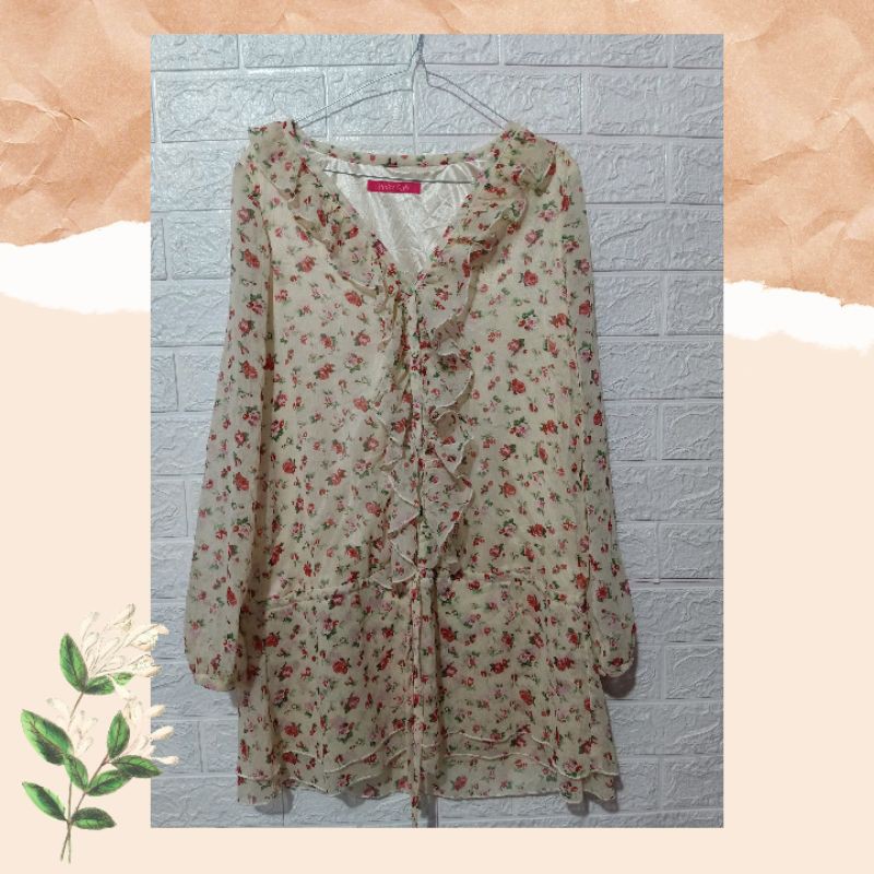 Dress bunga babydoll