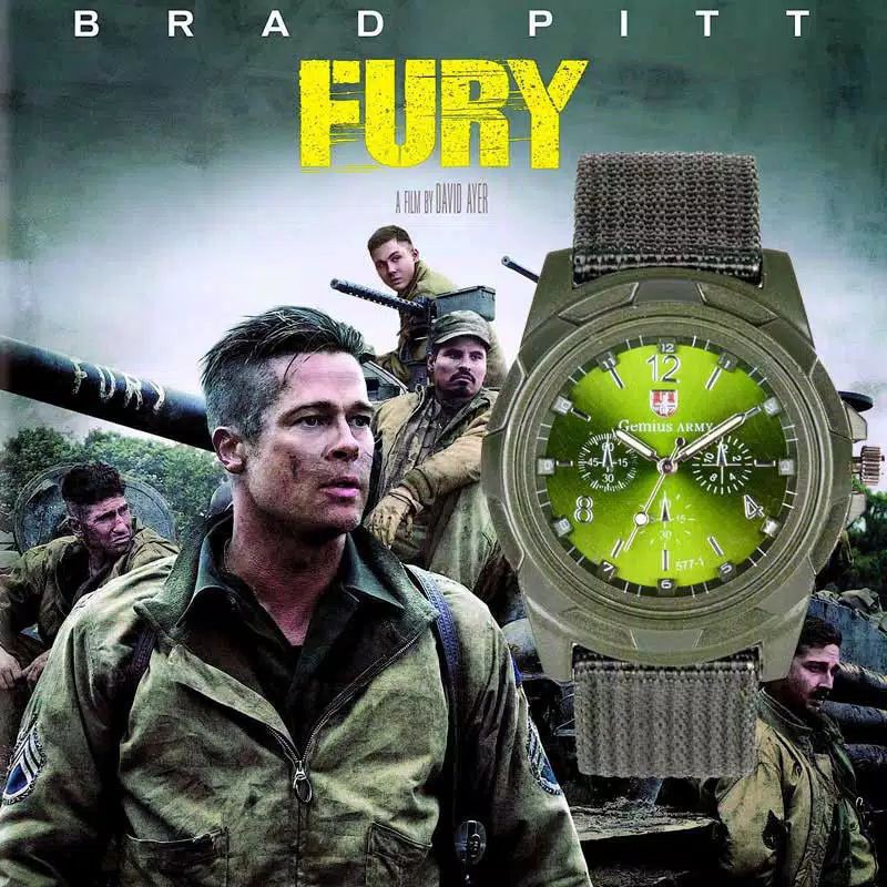 Jam Tangan Pria GEMIUS ARMY TALI BAHAN CANVAS Kanvas nato strap ko