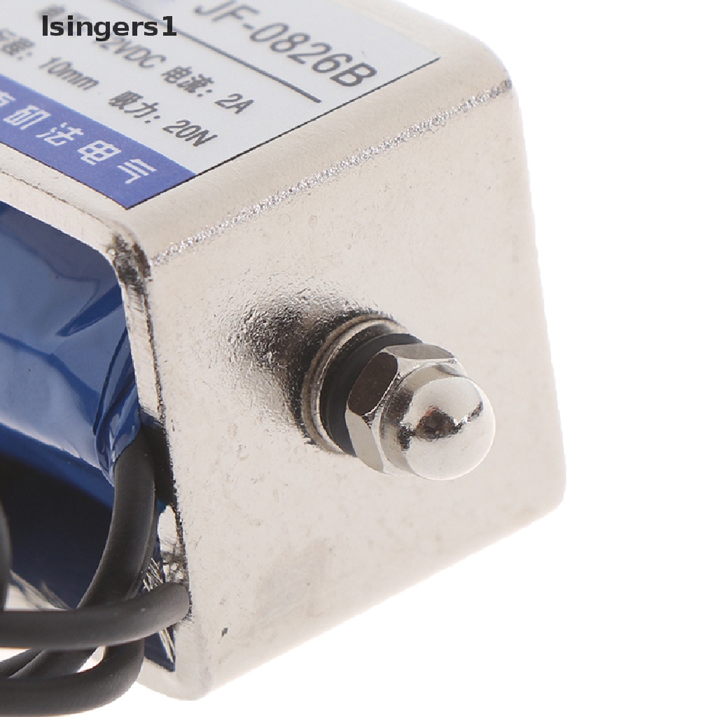 (lsingers1) Jf-0826b solenoid Elektromagnetik 12V / 2A 10mm 20N