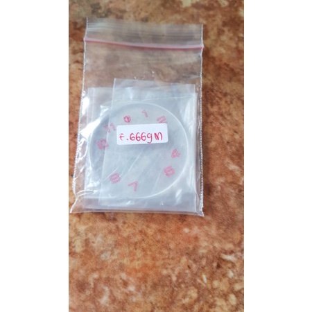 Kaca jam tangan pria Expedition 6669M original angka merah