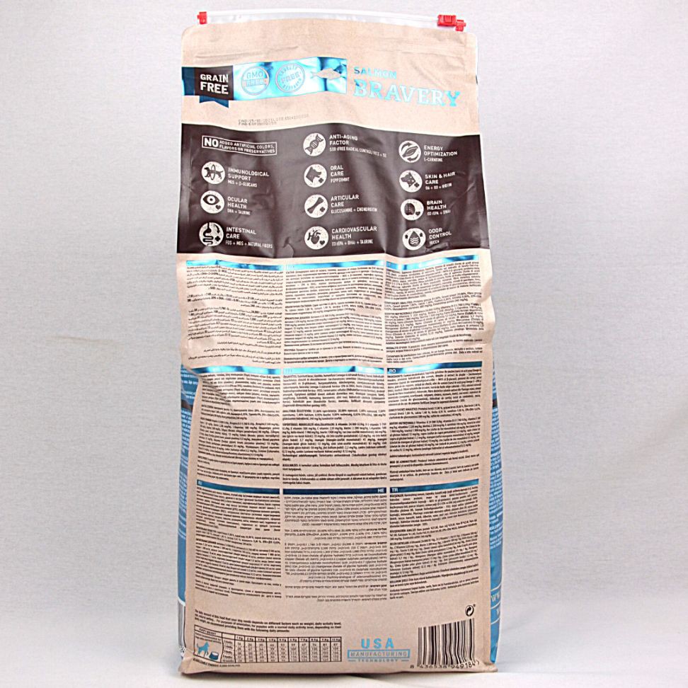 

BRAVERY Makanan Anakan Anjing MINI Puppy Salmon 7kg