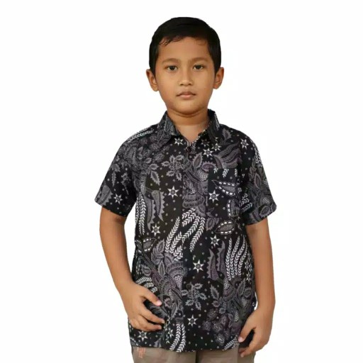 Hem Batik Anak Modern Khusus Seragaman Usia 2-8 Tahun