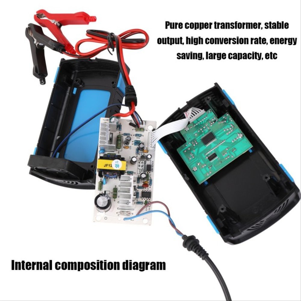 Charger Baterai Otomatis 12V 6A Untuk Mobil Dan Motor