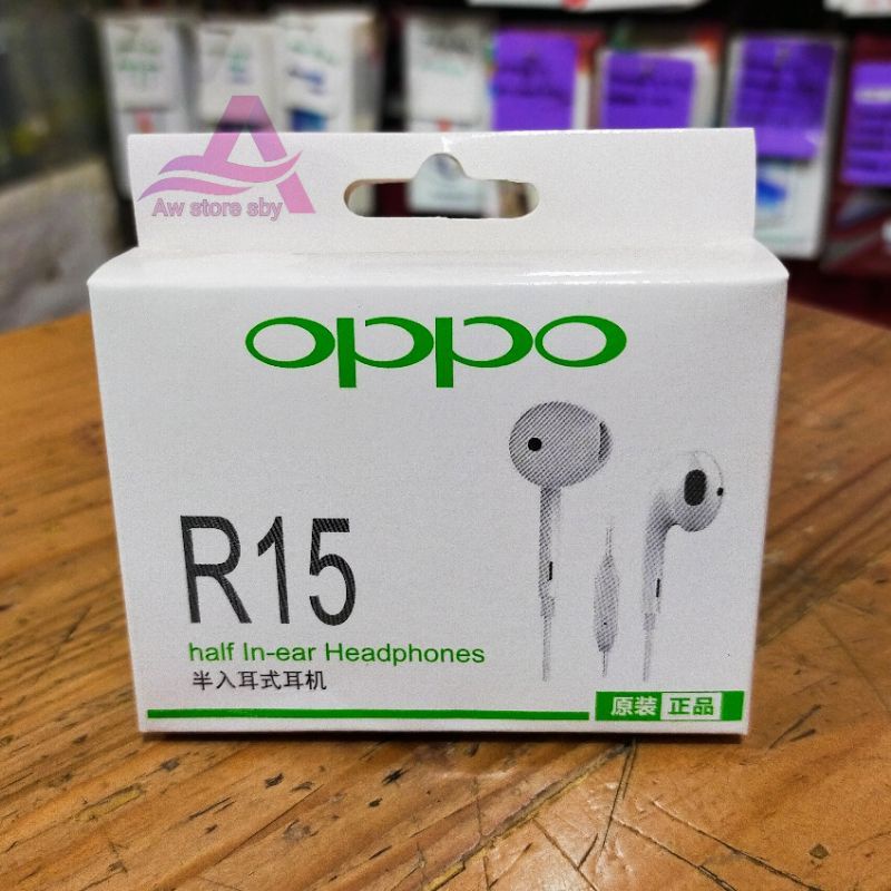 [R15]Headset Oppo Big Super Bass OppoNeo7/Neo 9/A37/A3s/F7/A83 Oppo Series