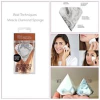 TBI Real Techniques Mengembang Miracle Diamond Beauty Blender Sponge Spons