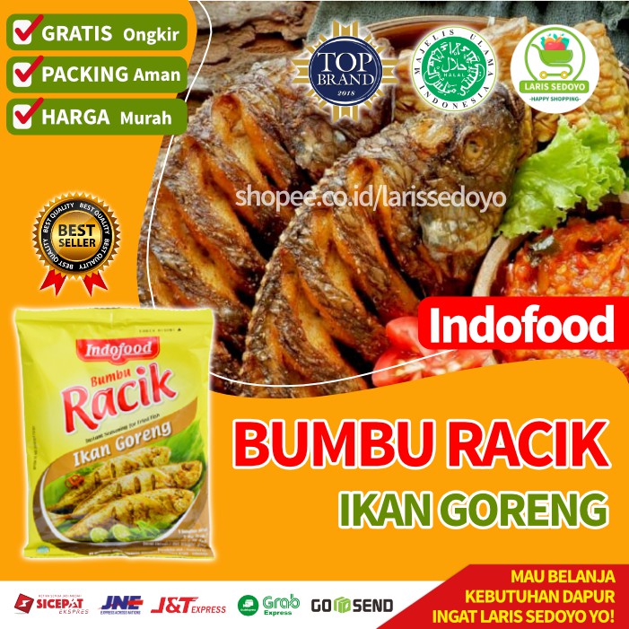 

Bumbu Racik Indofood Ikan Goreng Praktis Siap Pakai