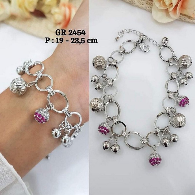 Gelang Wanita Anti Karat Dan Anti Luntur Lapis Emas 24k