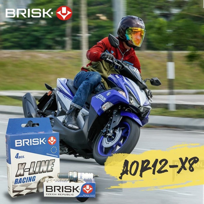 Busi Brisk X Line Tipe Aor12 X8 Motor Matic Bebek Sport Suzuki Gsx R Shopee Indonesia