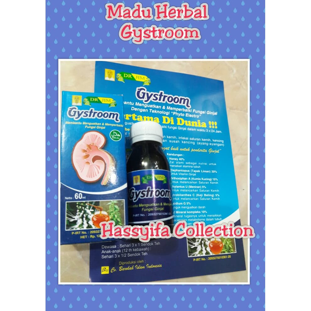 Jual Gystroom Madu Sehat Ginjal Indonesiashopee Indonesia