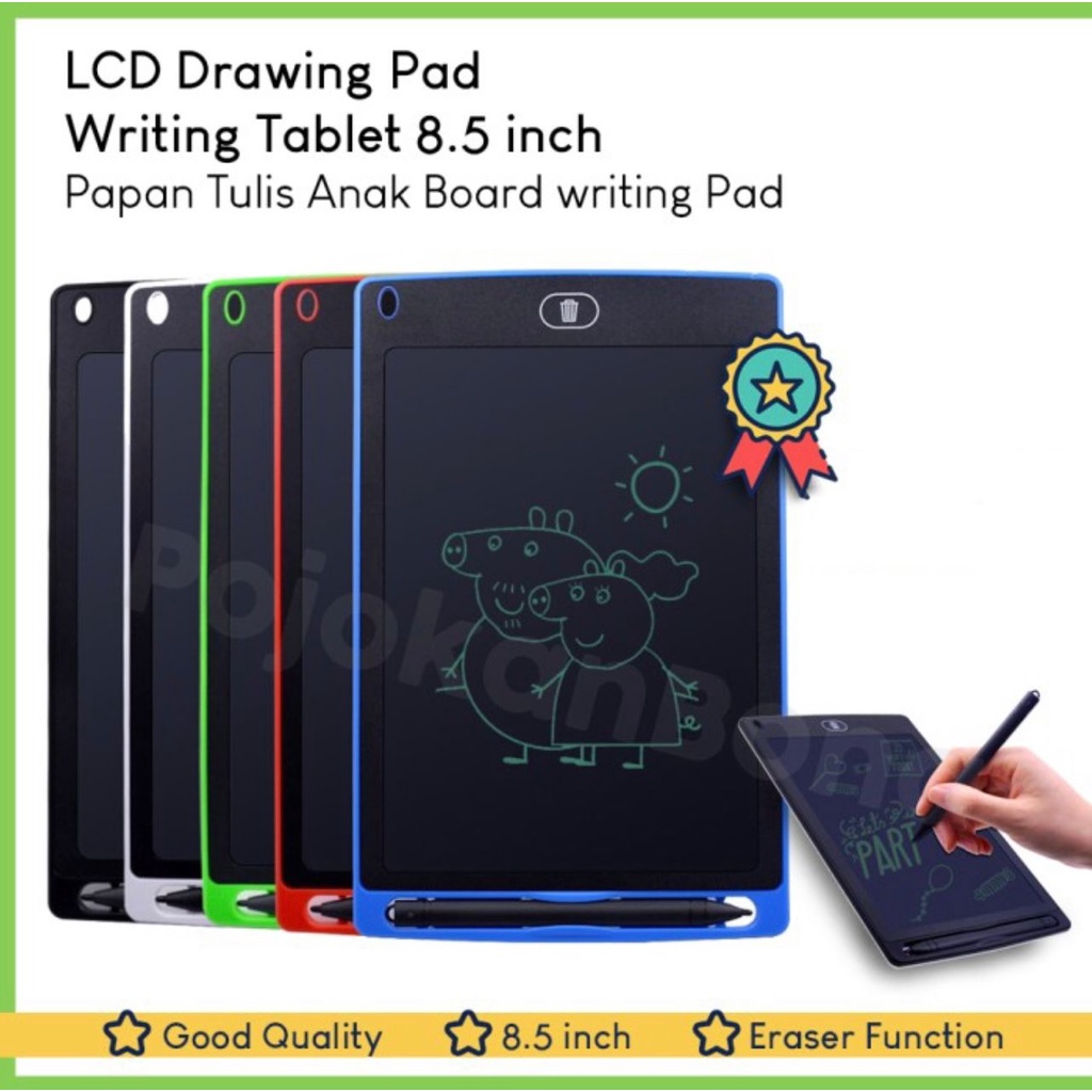 LCD Writing Tablet Papan Tulis Anak 8,5 Inch