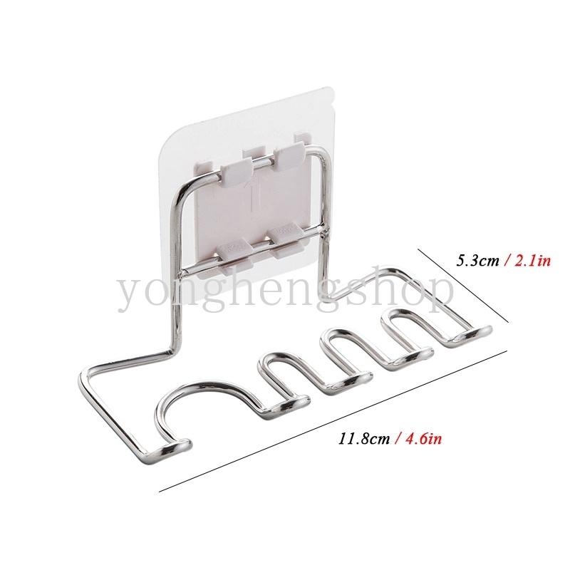 Rak Penyimpanan Sikat Gigi Dan Pisau Cukur Bahan Stainless Steel Untuk Kamar Mandi