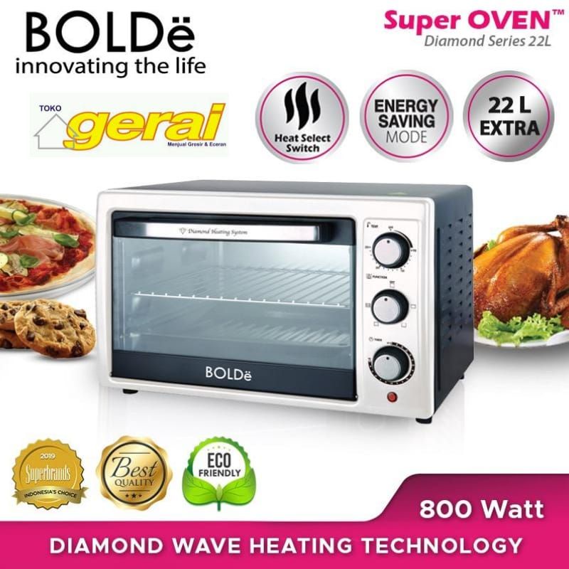 Jual Bolde Super Oven Diamond 22 Ltr (KHUSUS VIA GOJEK BOGOR) | Shopee ...