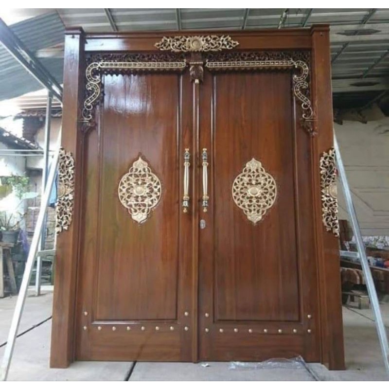 PINTU KUSEN UKIR JATI