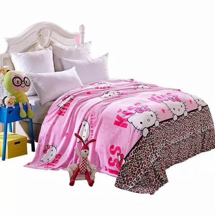 Selimut Bulu Selimut Dewasa Hangat Slimut Halus Super Lembut Kualitas Premium Terbaru E0I9 Bahan Teb