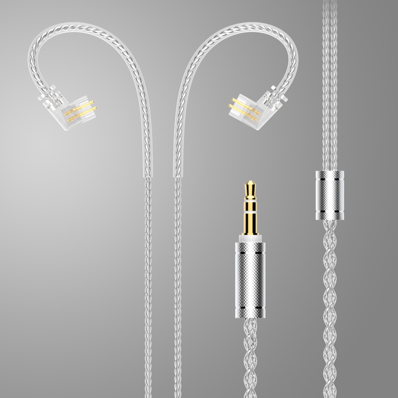 Zsx MAX Earphone In ear HIFI Dinamis Dengan Kabel Lapis Silver Untuk DJ / Musik