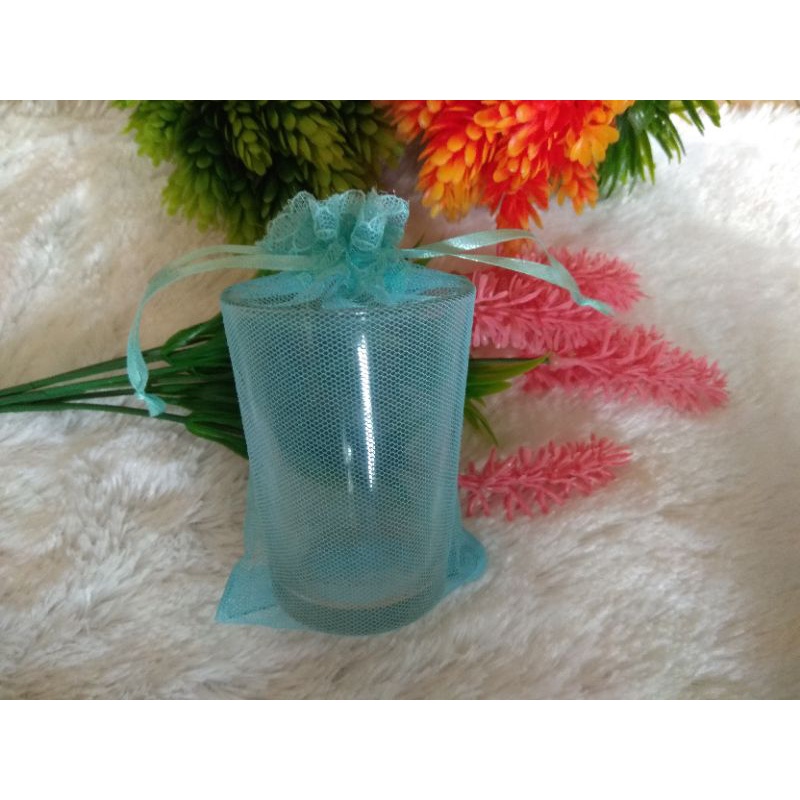 sarung tile souvenir gelas jamu ukuran 10 x 14cm