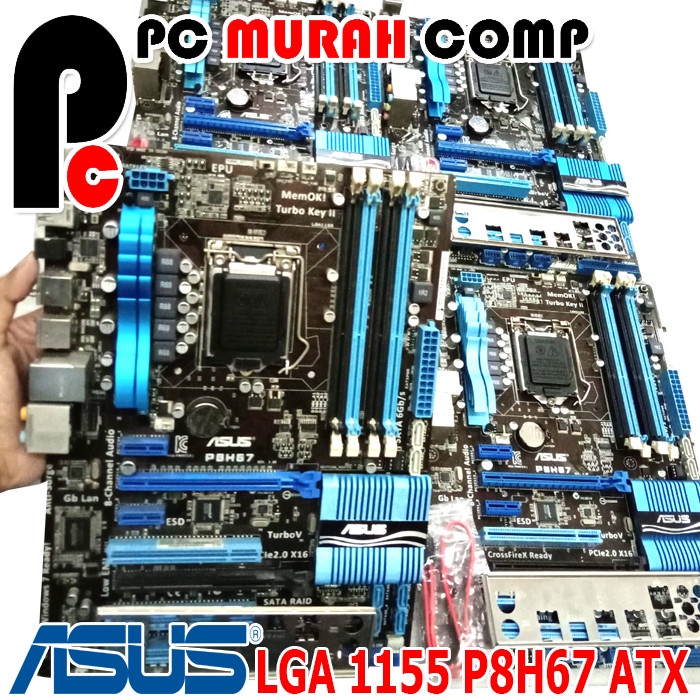 Mobo Intel Soket 1155 P8H67 ASUS ATX