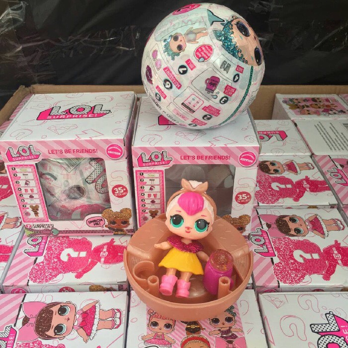 Jual mainan LOL surprise boneka kejutan dalam telur BESAR Murah