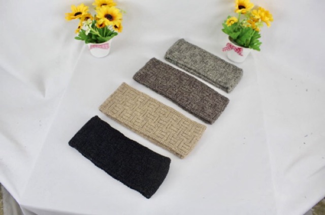 Bandana Rajut Wool Headband Snow Winter