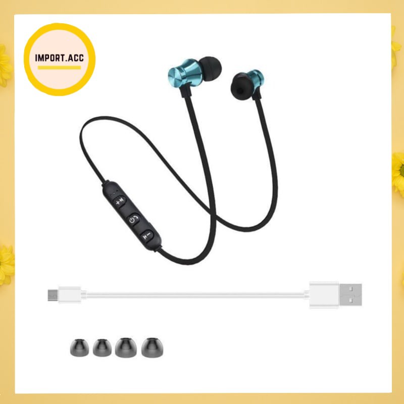 Headset Bluetooth Sport / Earphone In - Ear Stereo Wireless Bluetooth 4.2 Magnetik / Fashion Headset