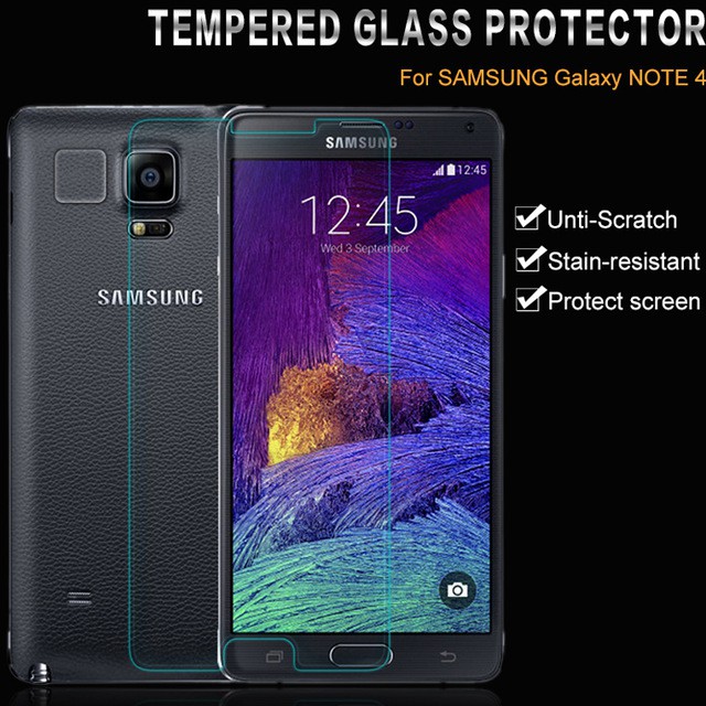 Temperred Glass Samsung Galaxy Note 4 / Anti Gores Kaca