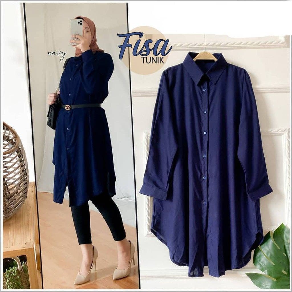 ATASAN WANITA TUNIK CRINCLEFISA TUNIK SIZE TUNIK JUMBO XXXL LD 130 CM / XXL LD 120 CM / XL LD 110 CM