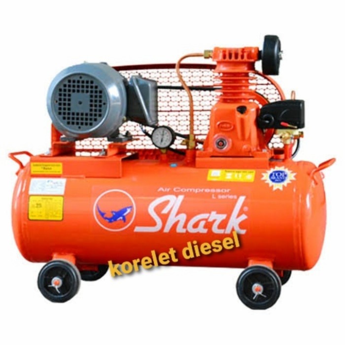 Kompresor Angin Listrik Shark 1/4HP + Elektro TAIWAN