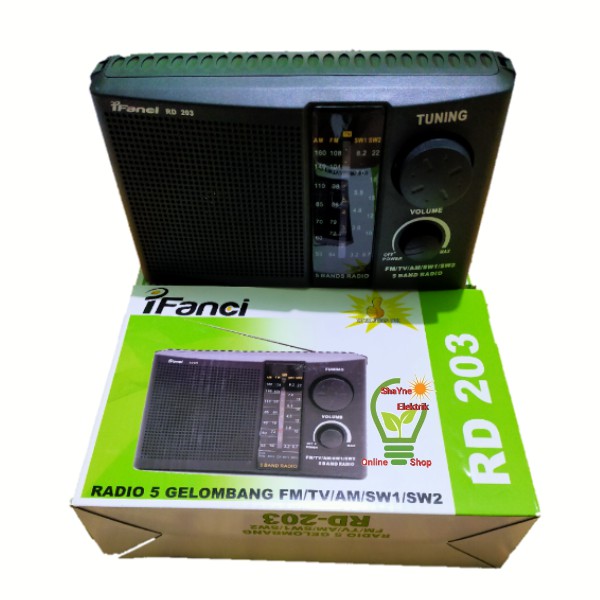 RADIO INFANCI / RADIO INTERNATIONAL F-4250AM - FM PORTABLE RADIO JADUL UNIK AC-DC