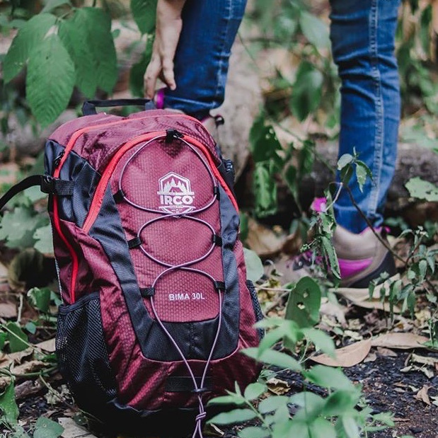 Irco Tas Ransel Laptop - Backpack 30 Liter - Daypack Pria dan Wanita - Bima Maroon