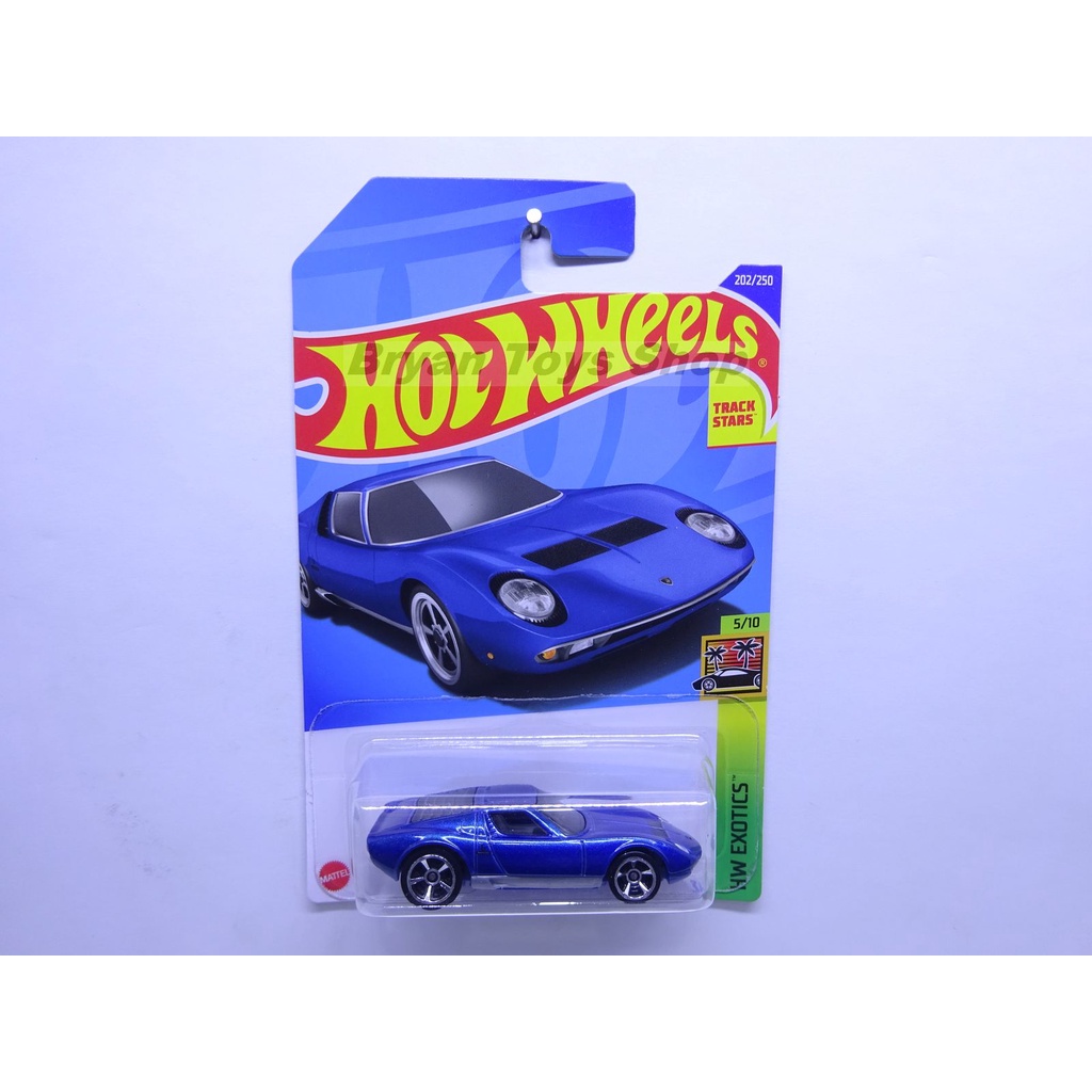 Hot Wheels 71 Lamborghini Miura SV Biru