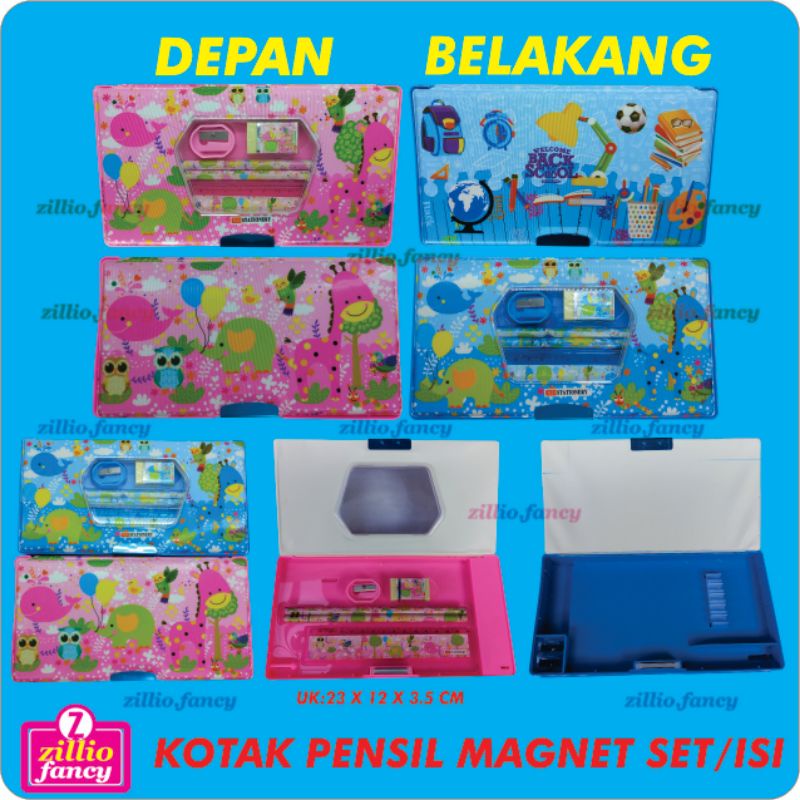 

KOTAK PENSIL MAGNET SET/TEMPAT PENSIL MAGNET ISI