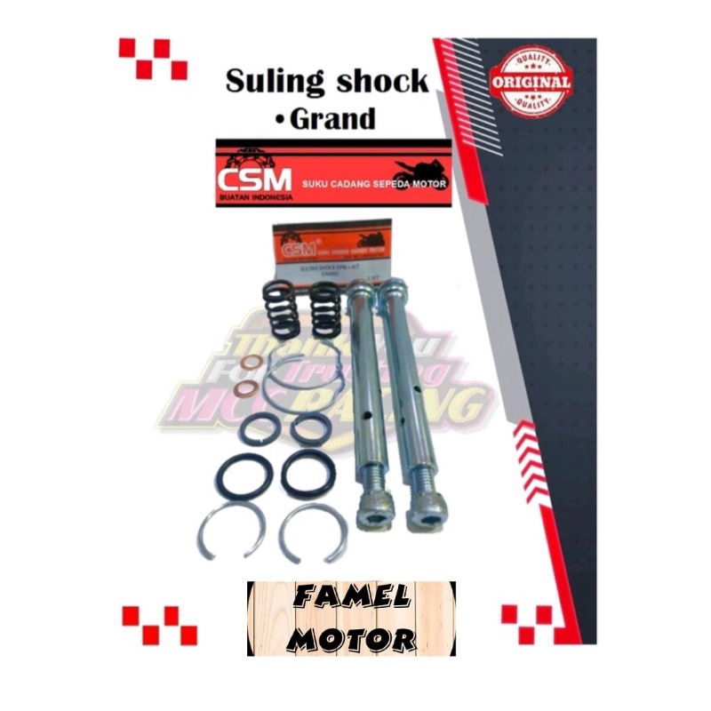 SULING SHOCK DEPAN GRAND REVO KARISMA LEGENDA FITNEW VARIO BEAT SULING AS SHOCK GRAND KIRANA ASTREA