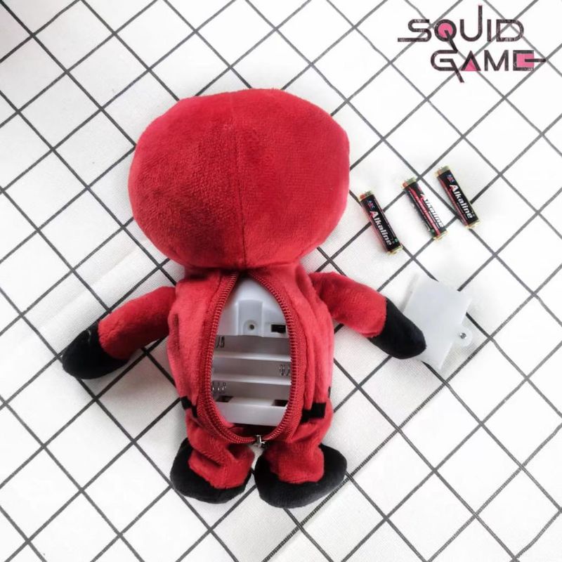 hokkiterus21⭐⭐⭐⭐⭐ BONEKA REKAM SQUID GAME boneka jalan boneka gerak boneka suara boneka squid games B007