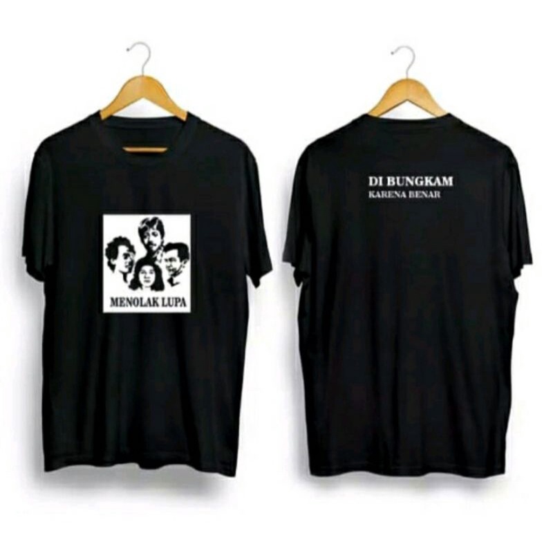 T-SHIRT/KAOS DISTRO KEREN AKTIVIS " MENOLAK BUNGKAM "