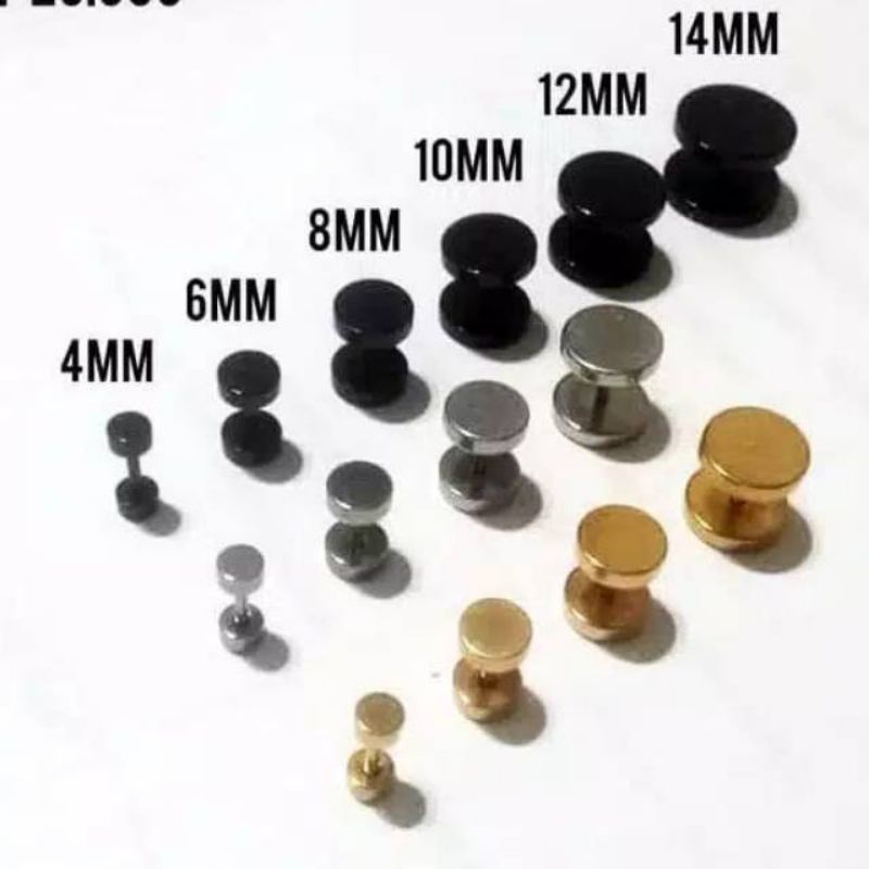 Anting roda asli 100% TITANIUM