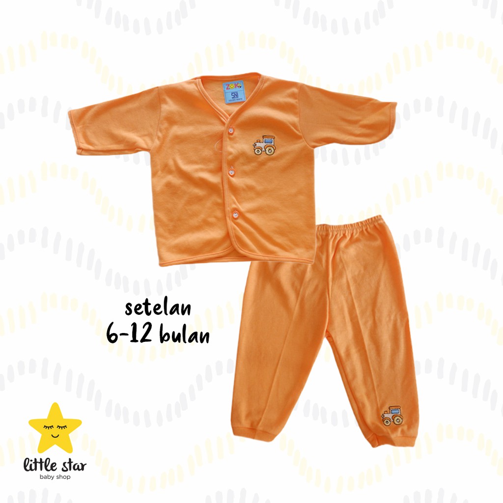 Zoko Piyama Anak Bayi | Set Setelan Baju Tidur Anak Bayi Cewek Cowok