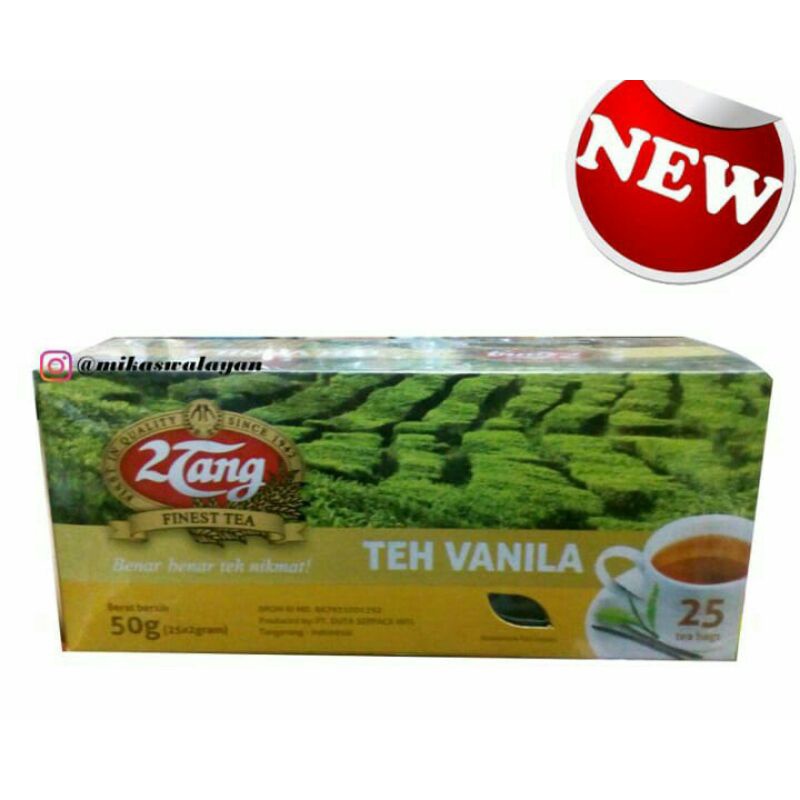 

TEH CELUP VANILA 2TANG isi 25s