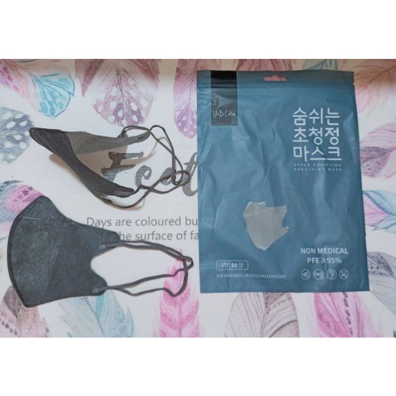 Masker Duckbill Hijab Abu YnB