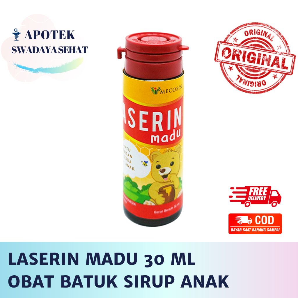 LASERIN MADU 30 ML - Sirup Obat Batuk Anak