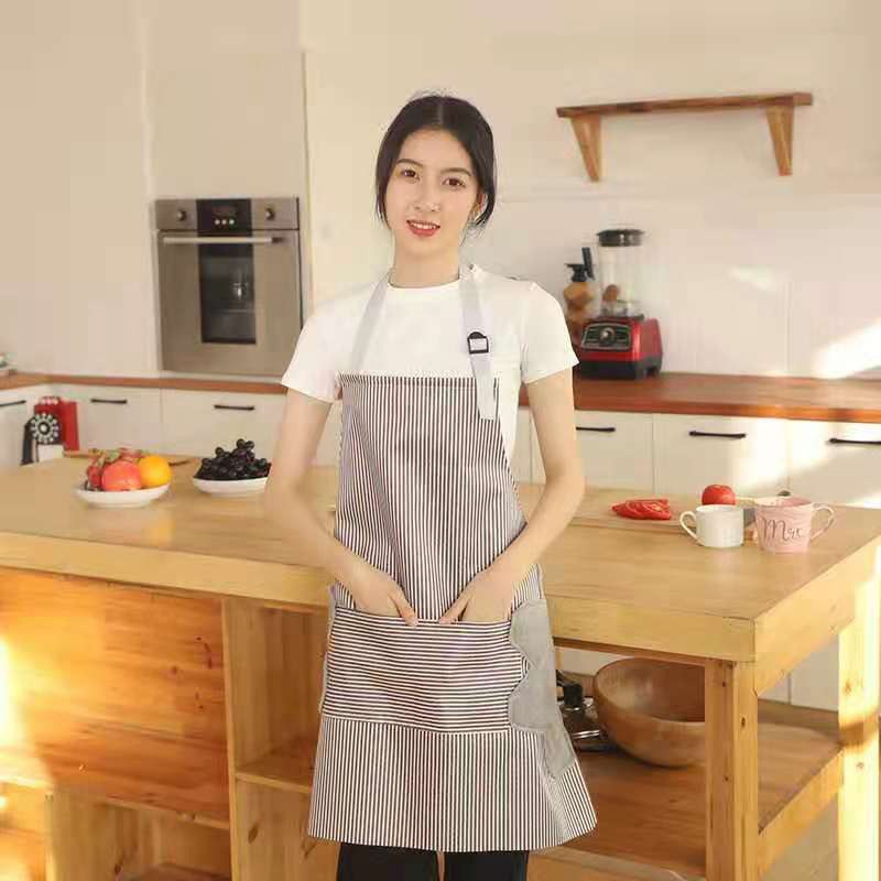 Celemek Masak Bahan Premium Anti Air Anti Minyak Bisa Lap Tangan Celemek Waterproof